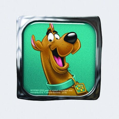 Hanna-Barbera Scooby-Doo Character Face Image Decorative Visor Clip NEW UNUSED