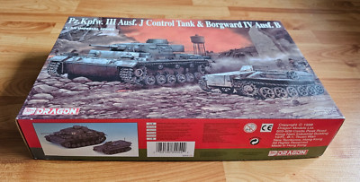 DRAGON 1/35 PzKpfw III Ausf J Control Tank & Borgward IV Ausf B (9054)