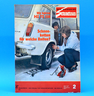 Der Deutsche Straßenverkehr 2 1974 MZ TS 150 Saporoshez Planeta-Sport 1. Hilfe H