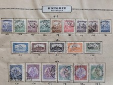 Timbres Hongrie de 1921-1922
