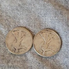 2 Walking Liberty Half Dollars $1 Scrap Silver 90%