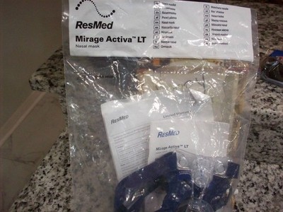 Mirage Activa LT  Mask MED 60148 Complete System Headgear NEW
