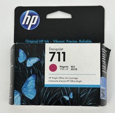 HP 711 Magenta DesignJet Ink Cartridge OEM April 2026 Sealed