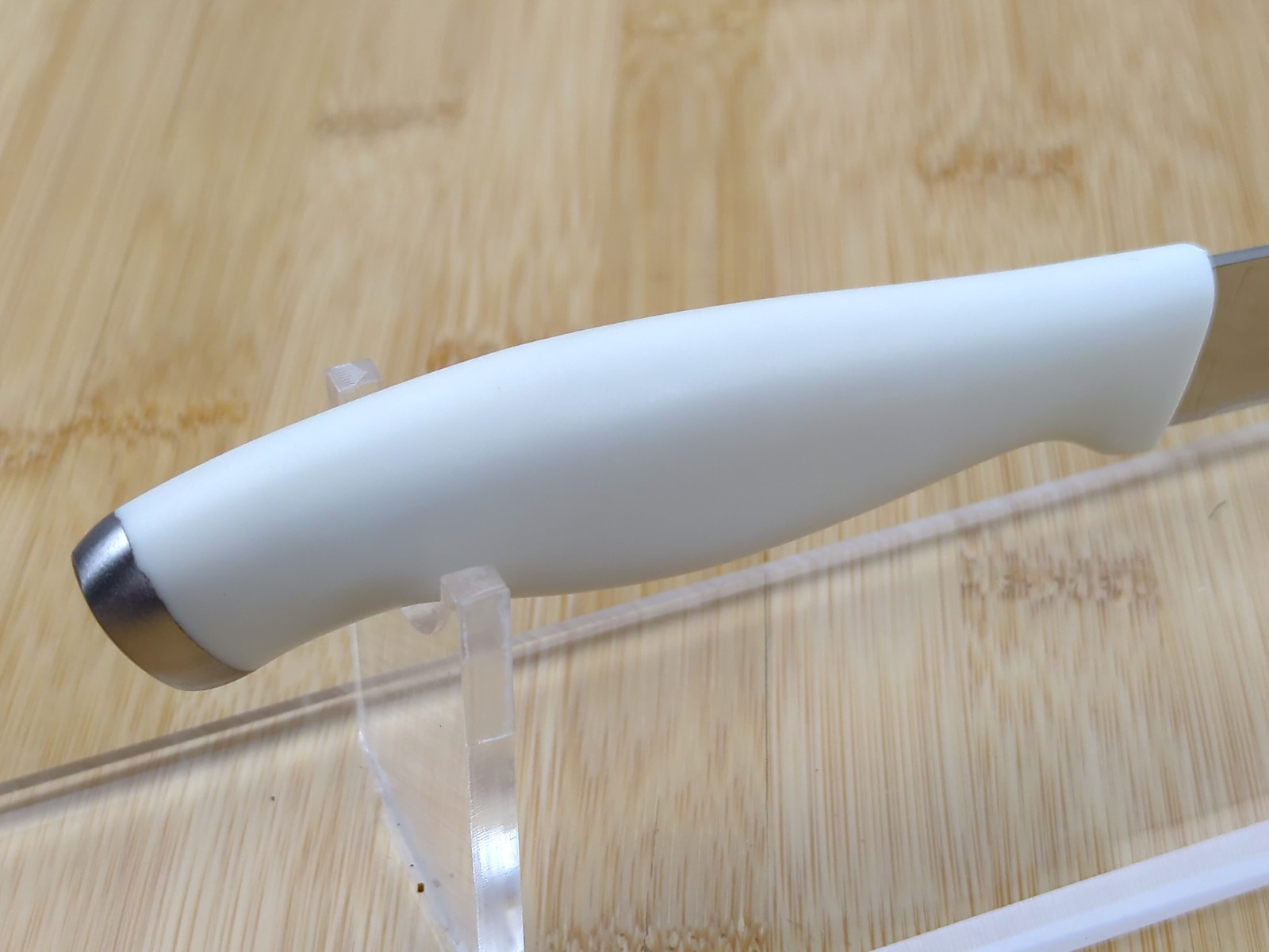 Cuisinart COLORPRO Collection 4.5" STEAK Knife, WHITE Handle w/ Silver Cap, NEW