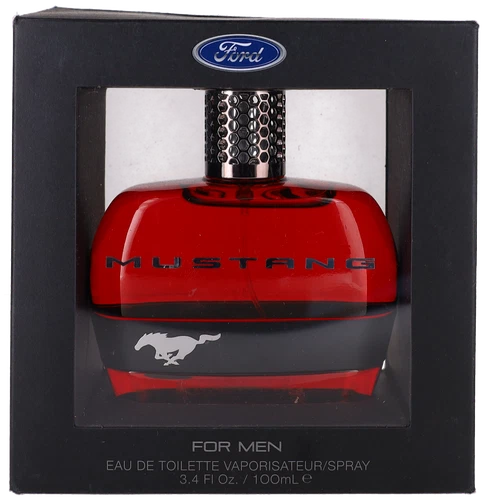 Red by Ford Mustang for Men Eau de Toilette Spray 3.4oz Shopworn New