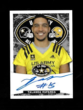 TALANGOA HUFANGA Denver Broncos / USC Trojans 2018 Leaf Army *TOUR* AUTOGRAPH RC
