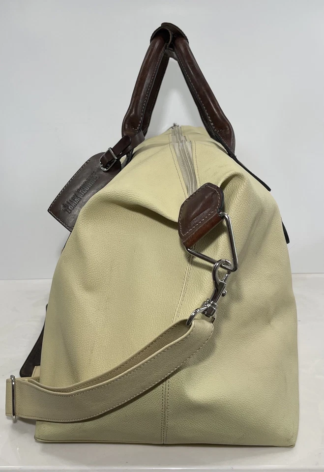 Bolsa de viagem Jack Georges de lona e couro para fim de semana.  - Imagem 4 de 4