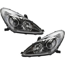 Halogen Headlight Set For 2005-2006 Lexus ES330 Left and Right Side with Bulb