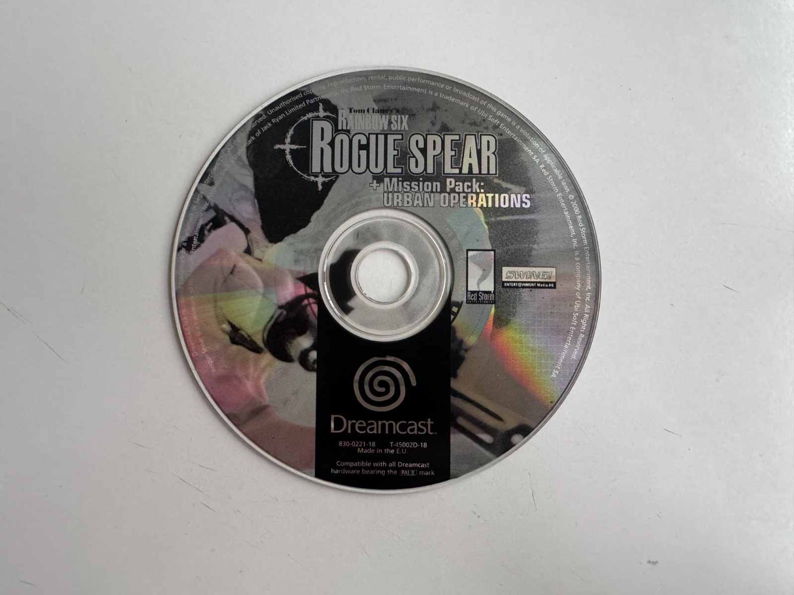 Tom Clancy's Rainbow Six: Rogue Spear para Sega Dreamcast (solo disco)