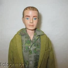VINTAGE BARBIE BOYFRIEND KEN DOLL FLOCKED BRUNETTE  w/ 785 DREAMBOAT SET