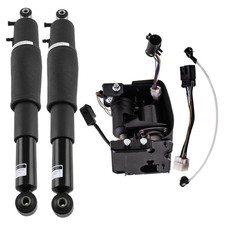 Pair Air Suspension shocks + Compressor Pump ...