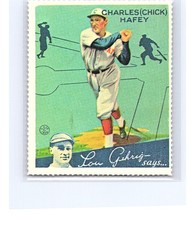 1982 Dover NL 1934 Goudey Reprint Chick Hafey #34