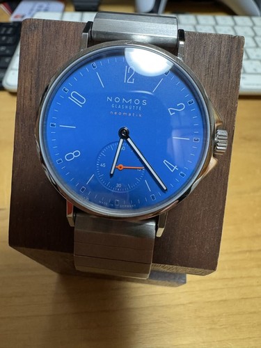 Nomos Ahoi Neomatik Automatic Blue Steel with Bracelet & Strap - AH130011SB2 -