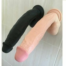 12 Inch Realistic Dildo Huge Big Power Suction Cup Penis Dong G-spot Sex Toys