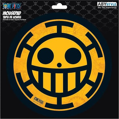 One Piece - The Heart Pirates Jolly Roger Circle Mousepad (8.5'') - ABYstyle