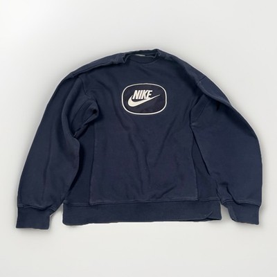 Nike Vintage Crewneck Navy Training Sweatshirt Youth XL Damen S XS
