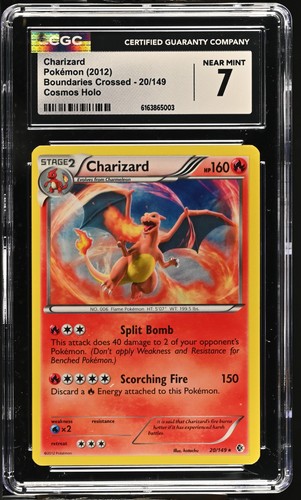 Charizard graded CGC 7 for sale on eBay