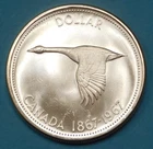 1967 Canada Silver Dollar - Uncirculated