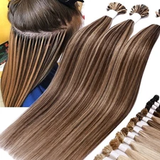150G Thick Pre-Bonded Nail U Tip Balayage Ombre Human Hair Extensions Full Head