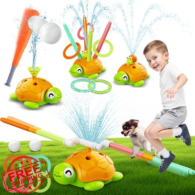 #ad #ad Samtop 4 in 1 Turtle Sprinkler Water Toy $27.99