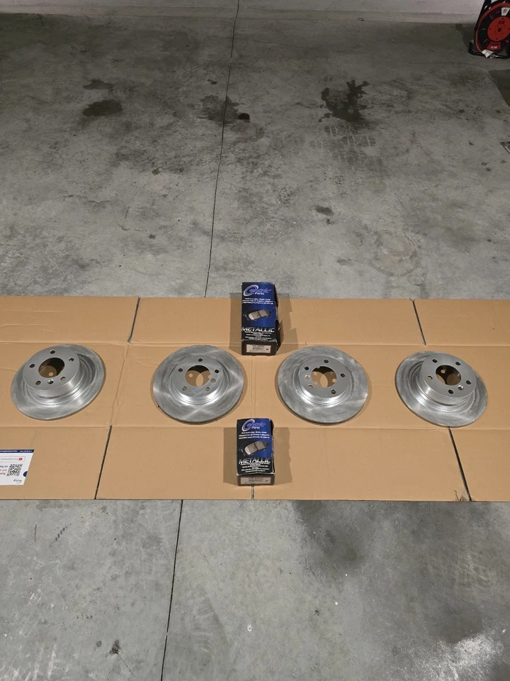 Kit de pastillas de freno y rotor delanteras y traseras para BMW Z4 2003-2006 modelo 2.5 NO 3.0 Foto 3 de 4