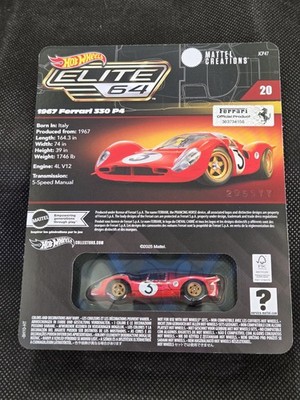 2025 Hot Wheels Elite 64 1967 Ferrari 330 p4 | eBay