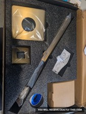 Ceiling Mount Shower Faucet Set Brushed Gold Bathroom Rainfall 10 Inch Shower