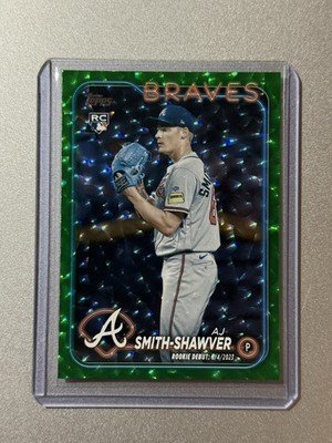 AJ Smith-Shawver Atlanta Braves Topps Update Baseball 2024 ROOKIE SP /499