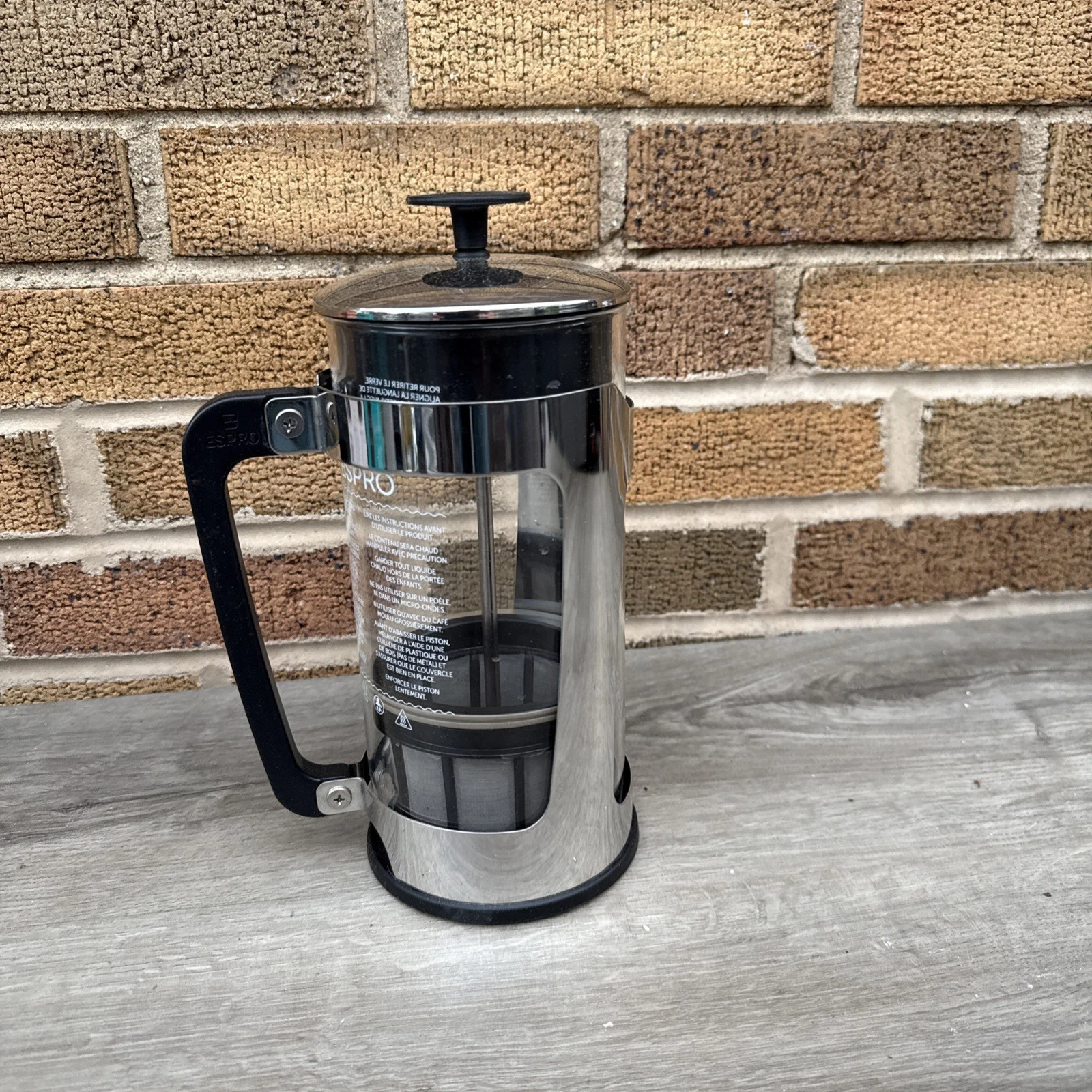 ESPRO P5 French Press Coffee Maker Borosilicate Glass 32oz Double Filters