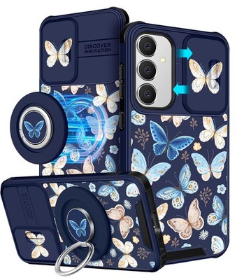 Funermei 2in1 - for Samsung Galaxy S25 Plus/S24 Plus Case Women Cute Girls Phone