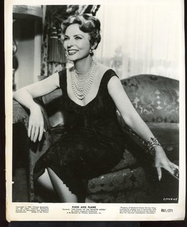AGNES MOOREHEAD in FLESH and FLAME Original r1961 8 x 10 Glamour Still vv