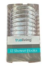 Clear Acrylic Shower Curtain Ring Hooks NEW