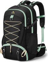 Wanderrucksack 40L Mit Schuhfach HüFtgüRtel Regenschutz Schwarz