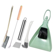 5Pcs Bird Cage Cleaner Kit, Stainless Steel Bird Poop Remover Brush  Scraper...