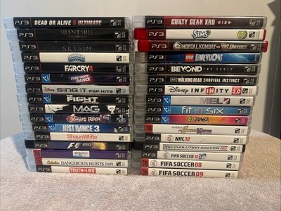 Sony PlayStation 3 Game Bundle 32 Games All Tested Working PS3 Lot
