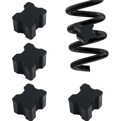 Heavy Duty Rubber Lift Blocks 1'' 1.5'' Spring Spacers 4PCS
