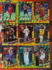 2021-22 Panini Donruss Green Yellow Laser Card Lot of 9 Rated Rookie Jalen Green