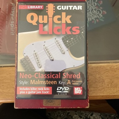 Lick Library Guitar Quick Licks Neo-Classical Shredding Style