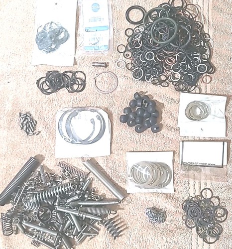 Lot Of Springs, Snap Rings And O Rings. Various Sizes And Makers. Machinist Lot 