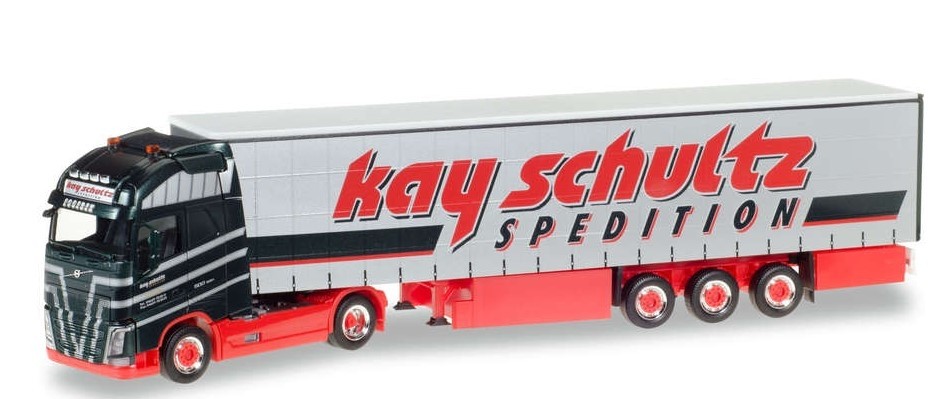 Volvo FH Gl XL Herpa 1/87 décor miniature de route européenne Kay Schultz