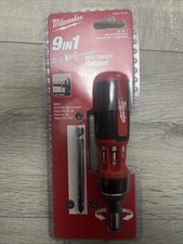 Milwaukee  9 In 1 Ratchet Multi-Bit Screwdriver Universal 4932471598