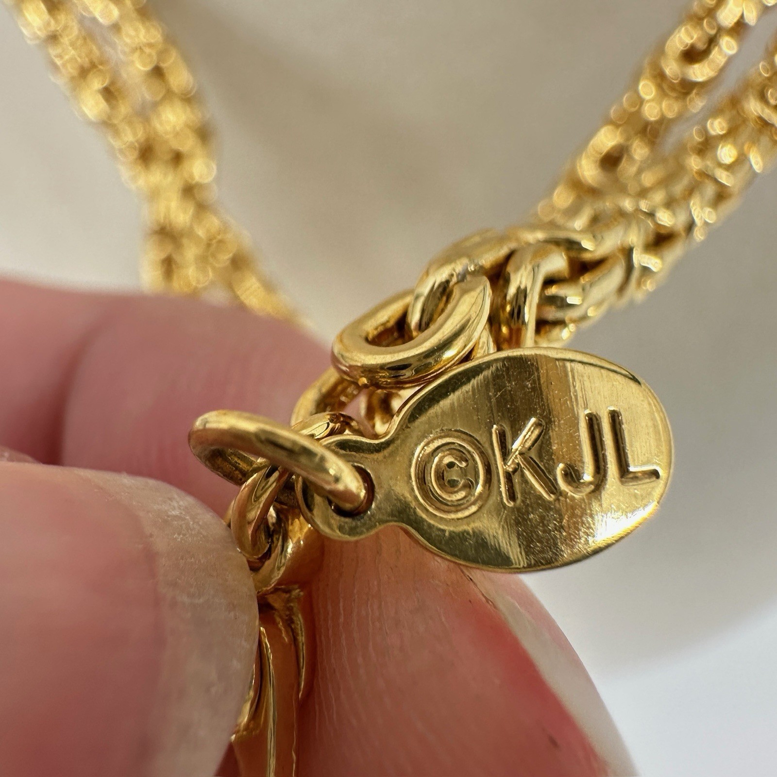 Vtg Kenneth Lane Necklace Egyptian Revival Scarab… - image 6