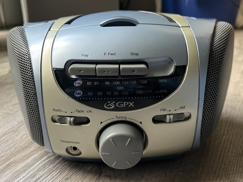 GPX AM/FM Receiver Stereo Cassette Tape Player Model C476 VINTAGE RARE