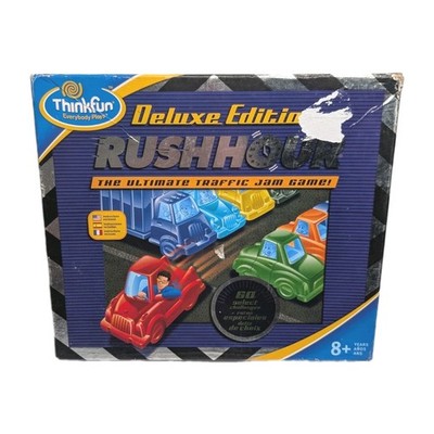 Rush Hour Deluxe Ed Thinkfun 2006 Strategy Thinking Game Puzzle 8+ Complete