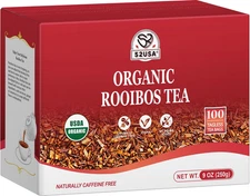 Rooibos Tea Organic, 100 Tea bags, Pure Premuim Rooibos Tea, Naturally Sweet Her