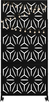 Privacy Screen Outdoor Decorative Panels Planter Wall Metal Fence Panels Modern
