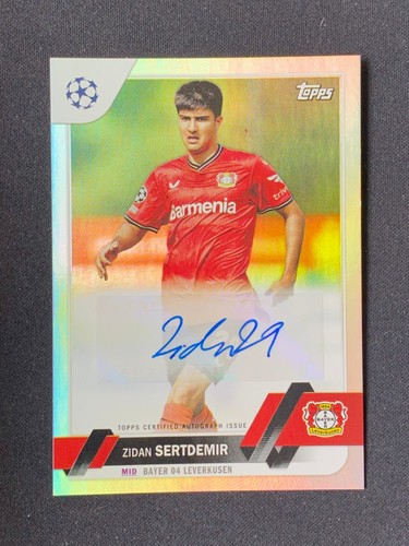 Zidan Sertdemir 2022-23 Topps UEFA Club Competitions Auto #A-ZS