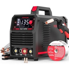 135A MIG Welder, 110V Flux Core MIG/Lift TIG/Stick 3-in-1 MIG Welder 135A