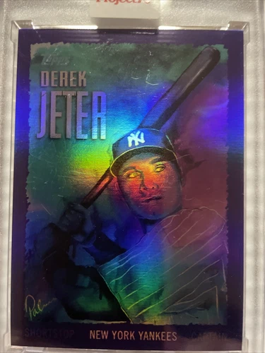 Topps Project 70 Card 495 - 1995 Derek Jeter by Brittney Palmer FOIL 35/70