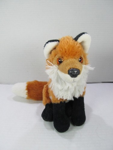 WILD REPUBLIC Mini RED FOX PLUSH Stuffed Animal 8" Realistic